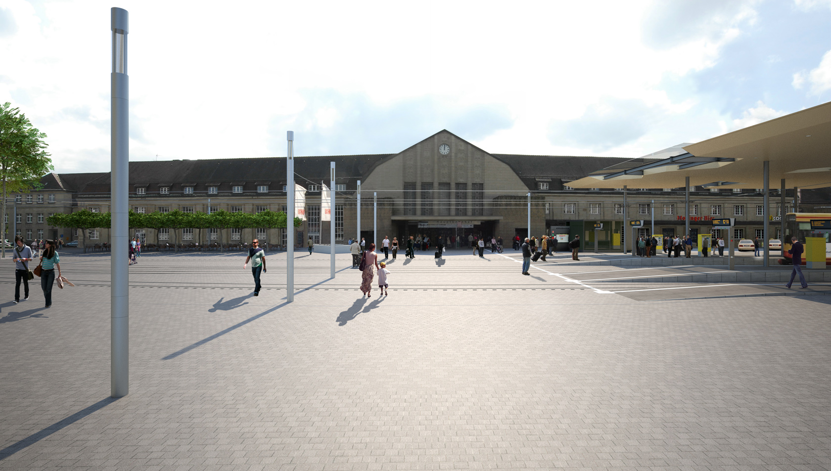 Wettbewerb Bahnhofplatz Karlsruhe