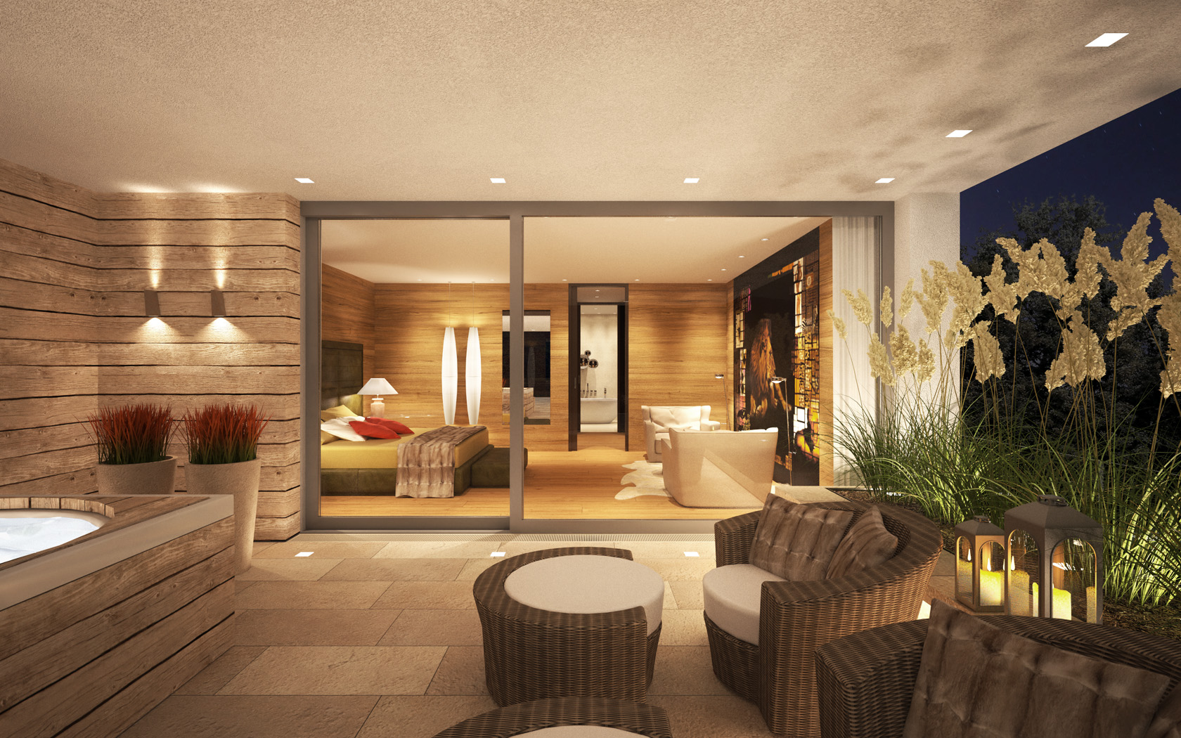 Wohnhaus in der Schweiz - 'Modern Chalet Style'