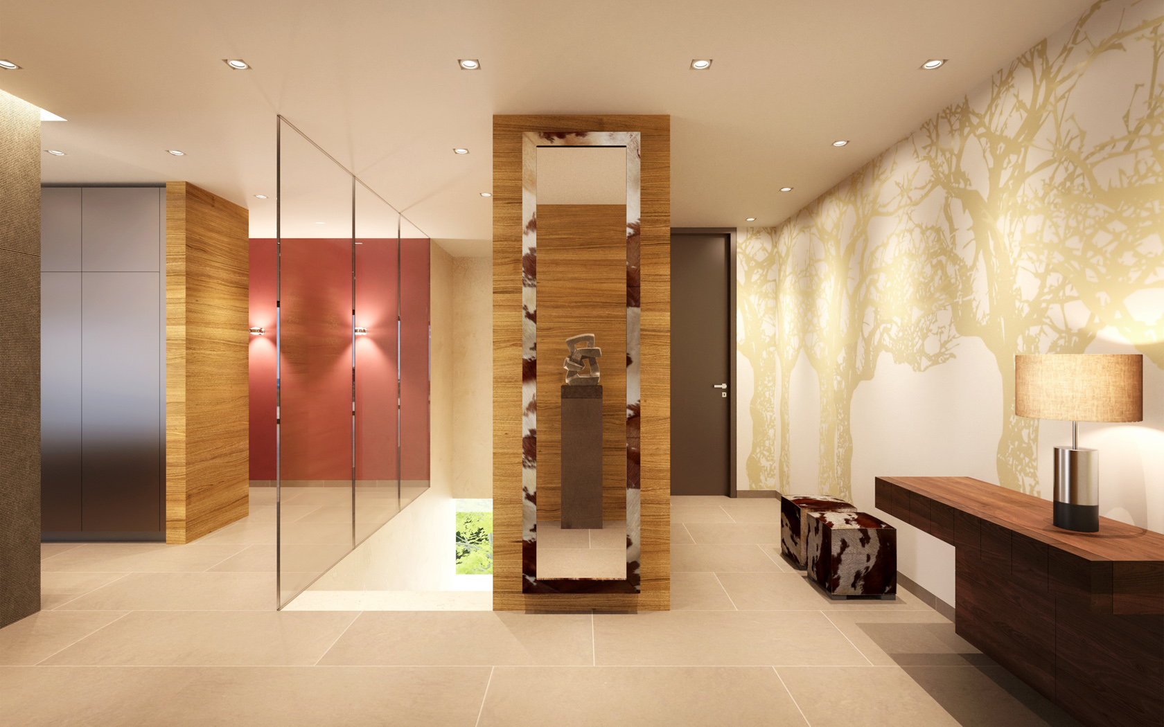 Wohnhaus in der Schweiz - 'Modern Chalet Style'