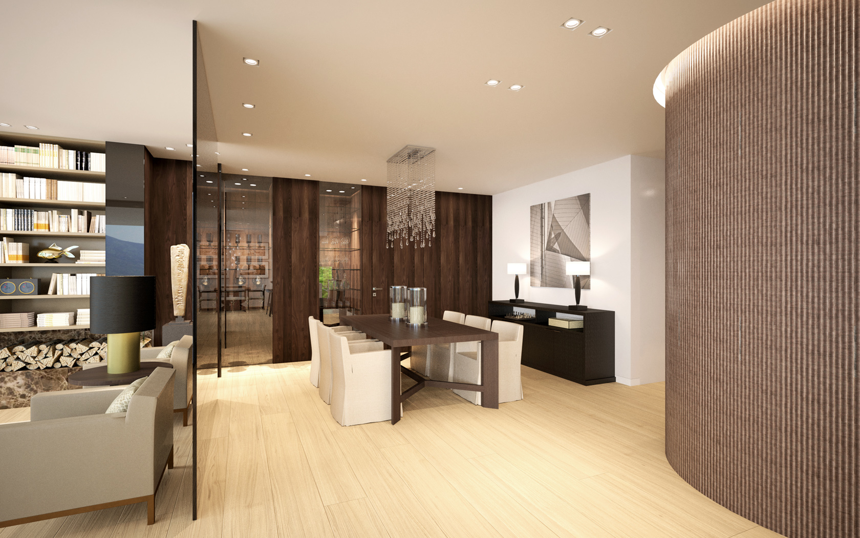 Wohnhaus in der Schweiz - 'Armani Style'