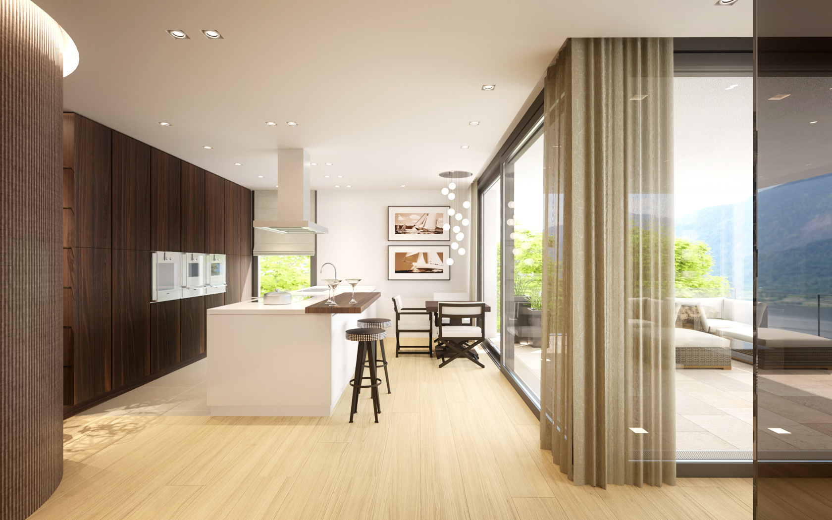 Wohnhaus in der Schweiz - 'Armani Style'