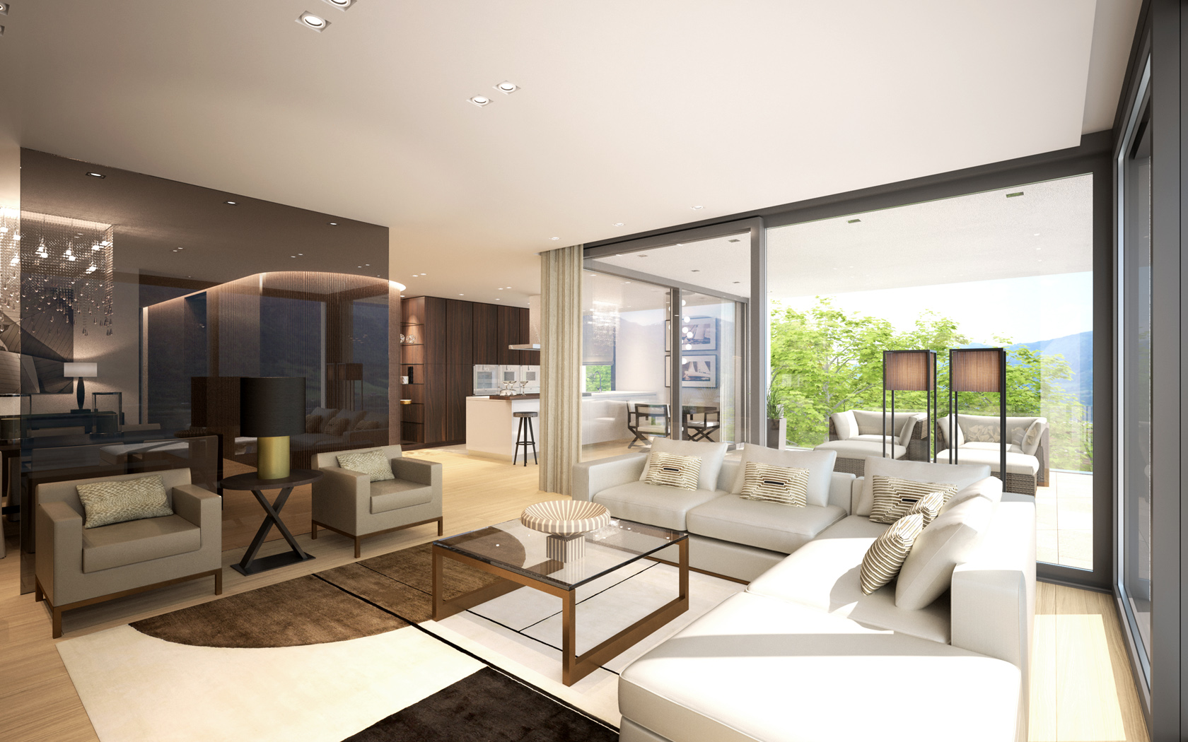 Wohnhaus in der Schweiz - 'Armani Style'