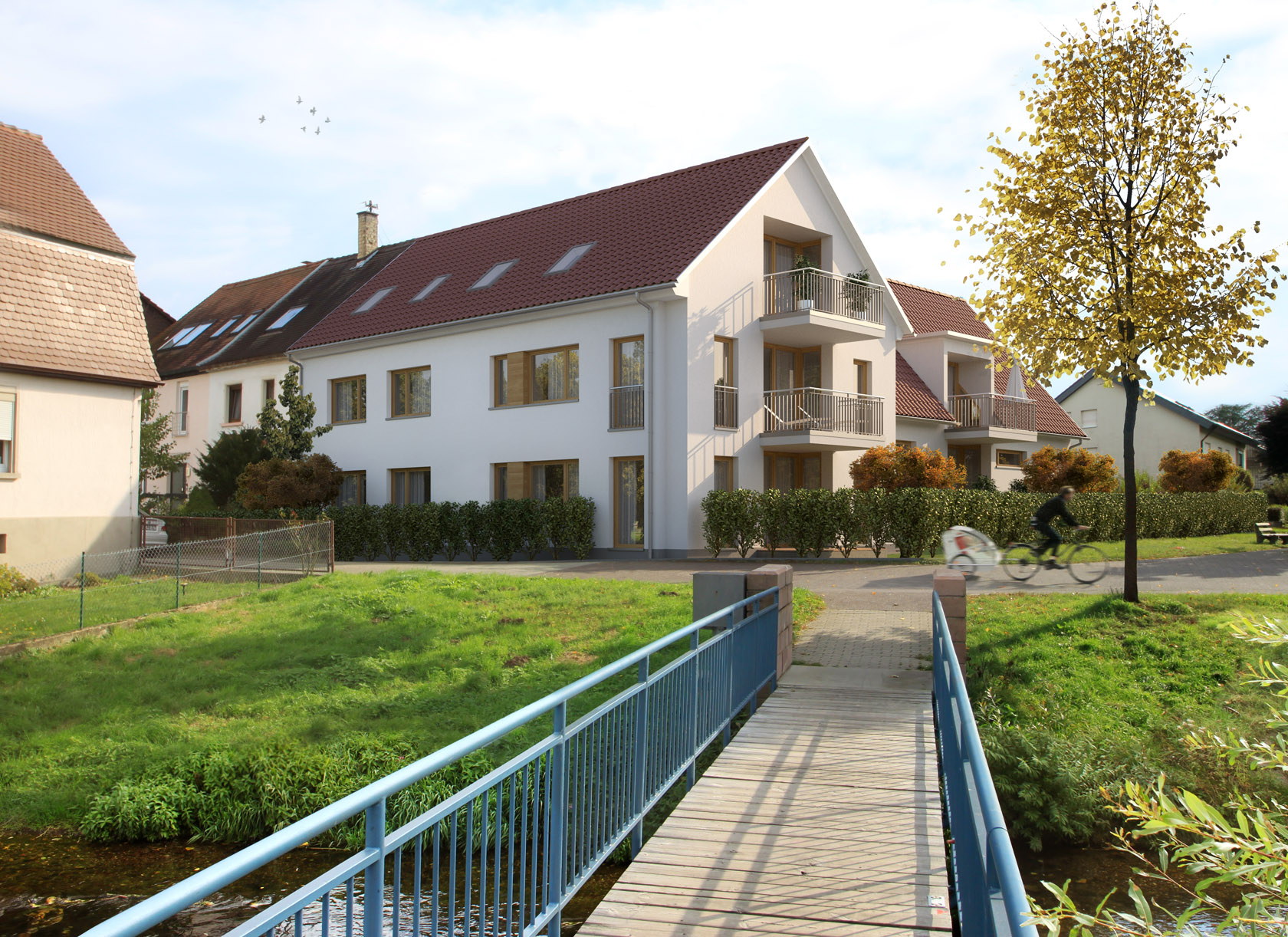 Mehrfamilienhaus in Rüppurr