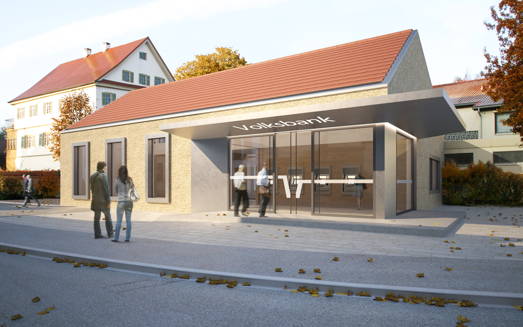 Neubau Volksbankfiliale in Gemmingen