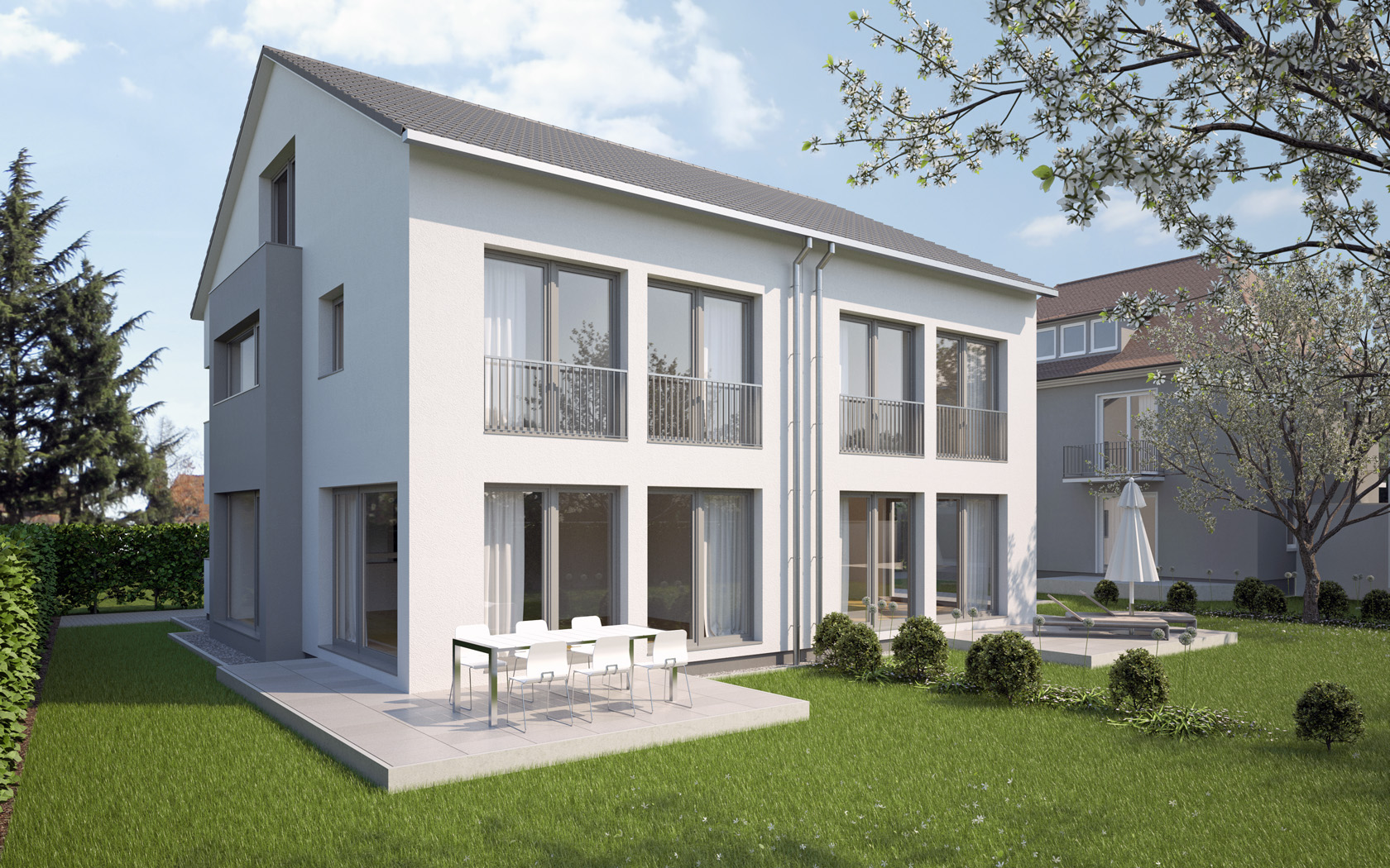 Doppelhaus in Rüppurr