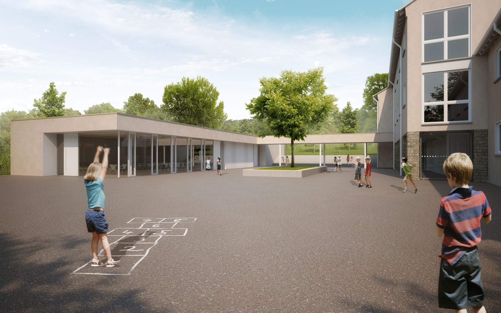 Anbau Mensa Grundschule in HN-Kirchhausen
