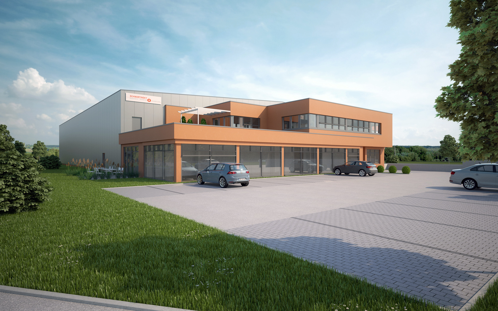Gewerbegebäude in Oberderdingen
