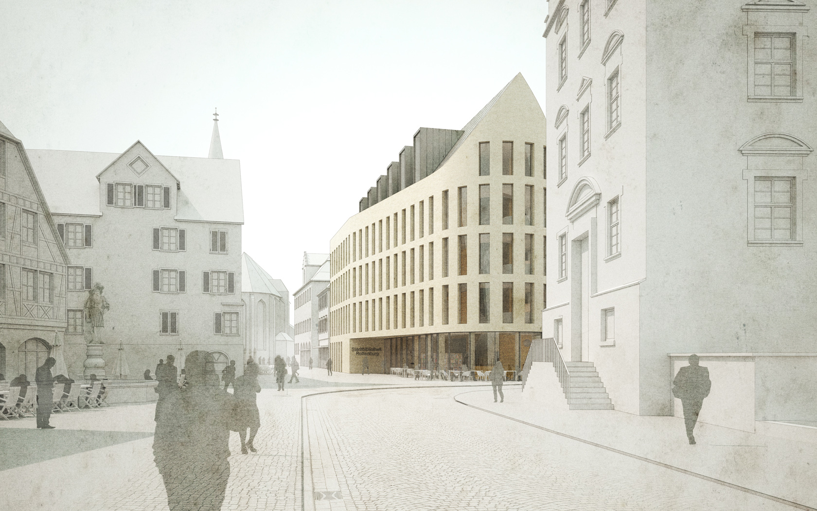 Wettbewerb Stadtbibliothek Rottenburg a. N.