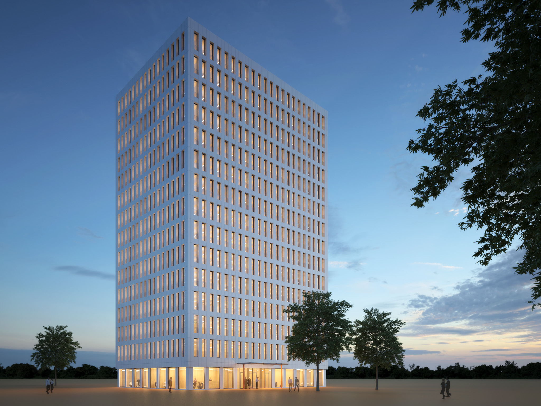 Modulares Hochhaus in Ulan Bator