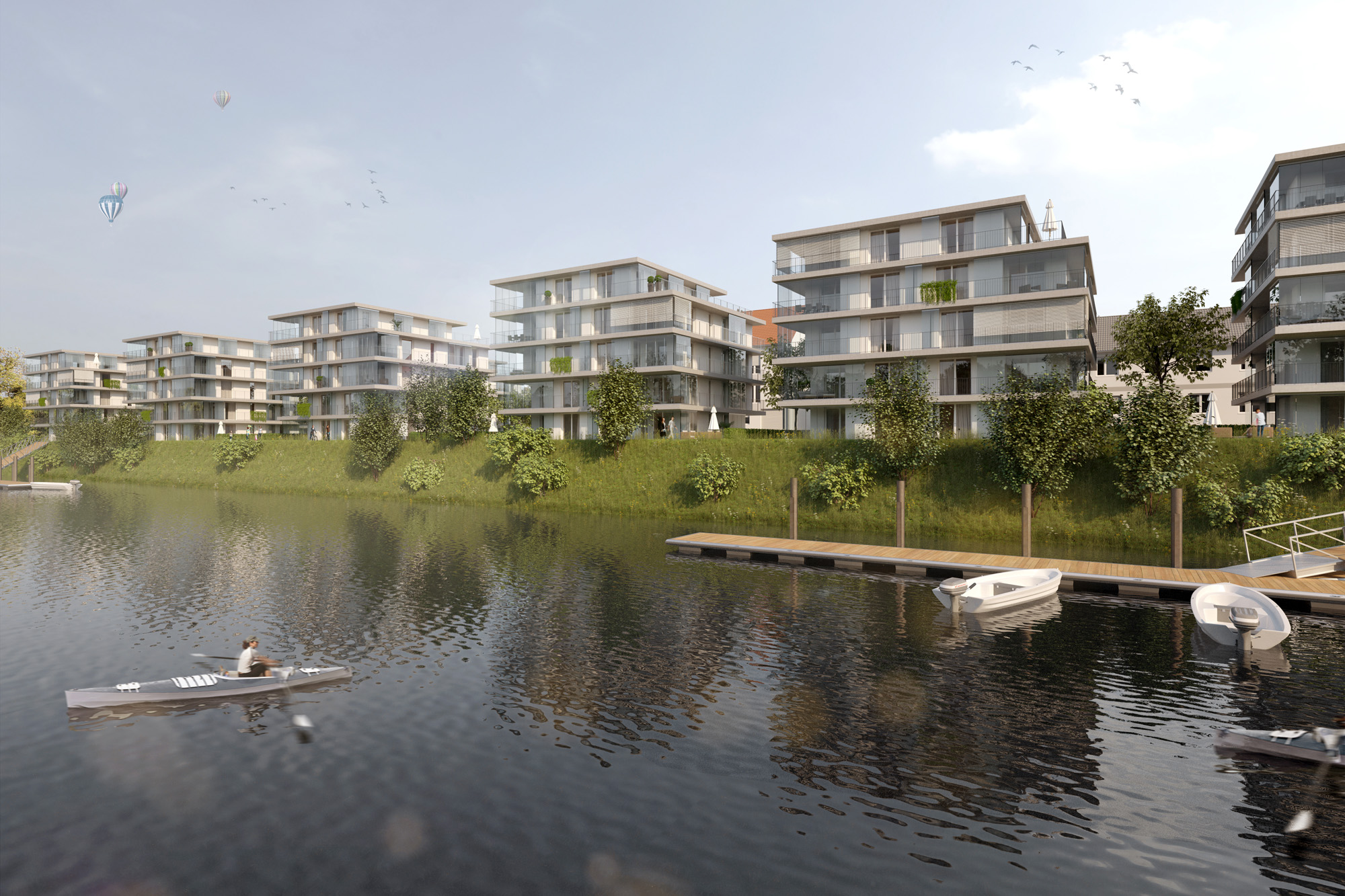 'Wohnen am Wasser' in Mannheim