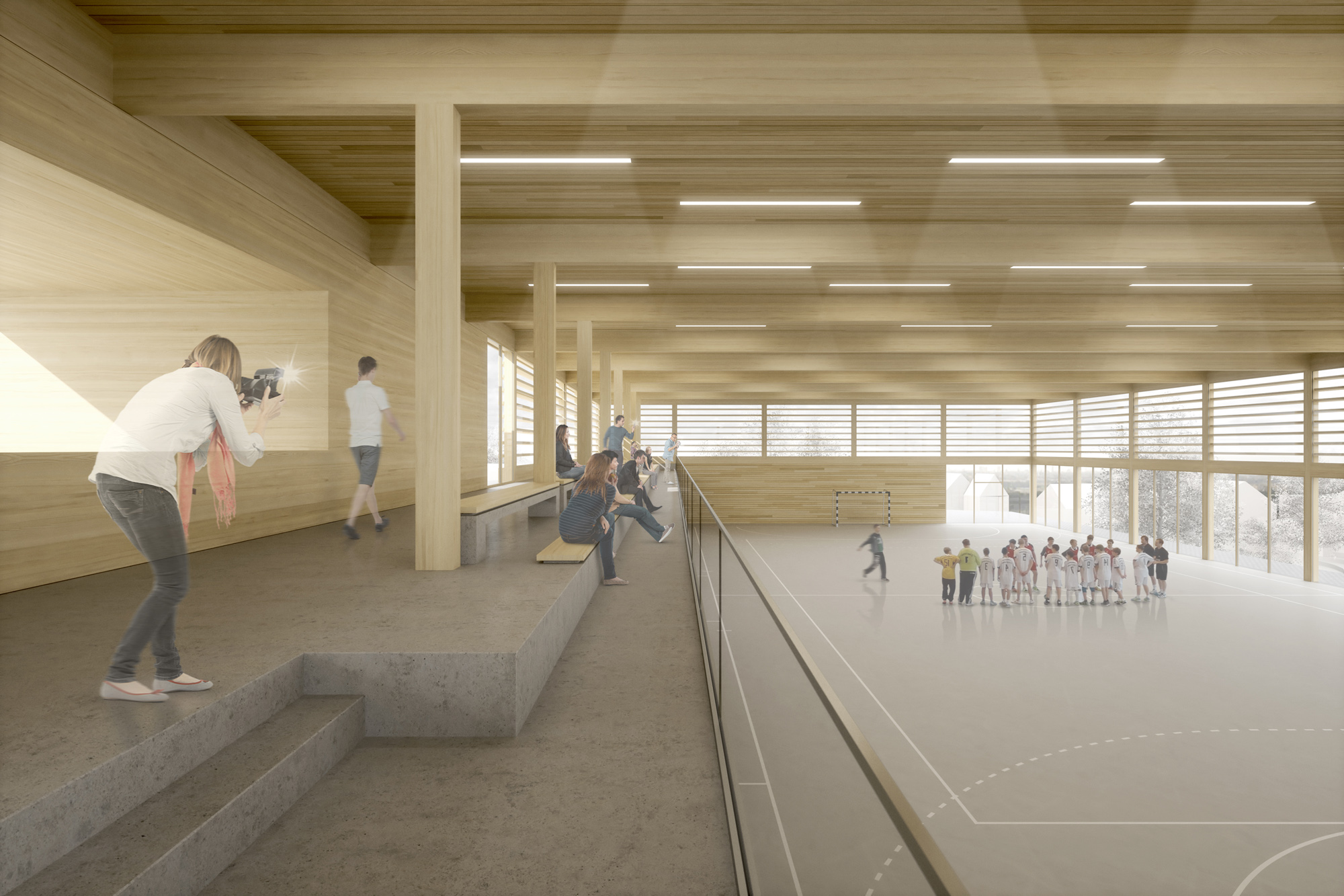 Wettbewerb Sporthalle in Lützelsachsen