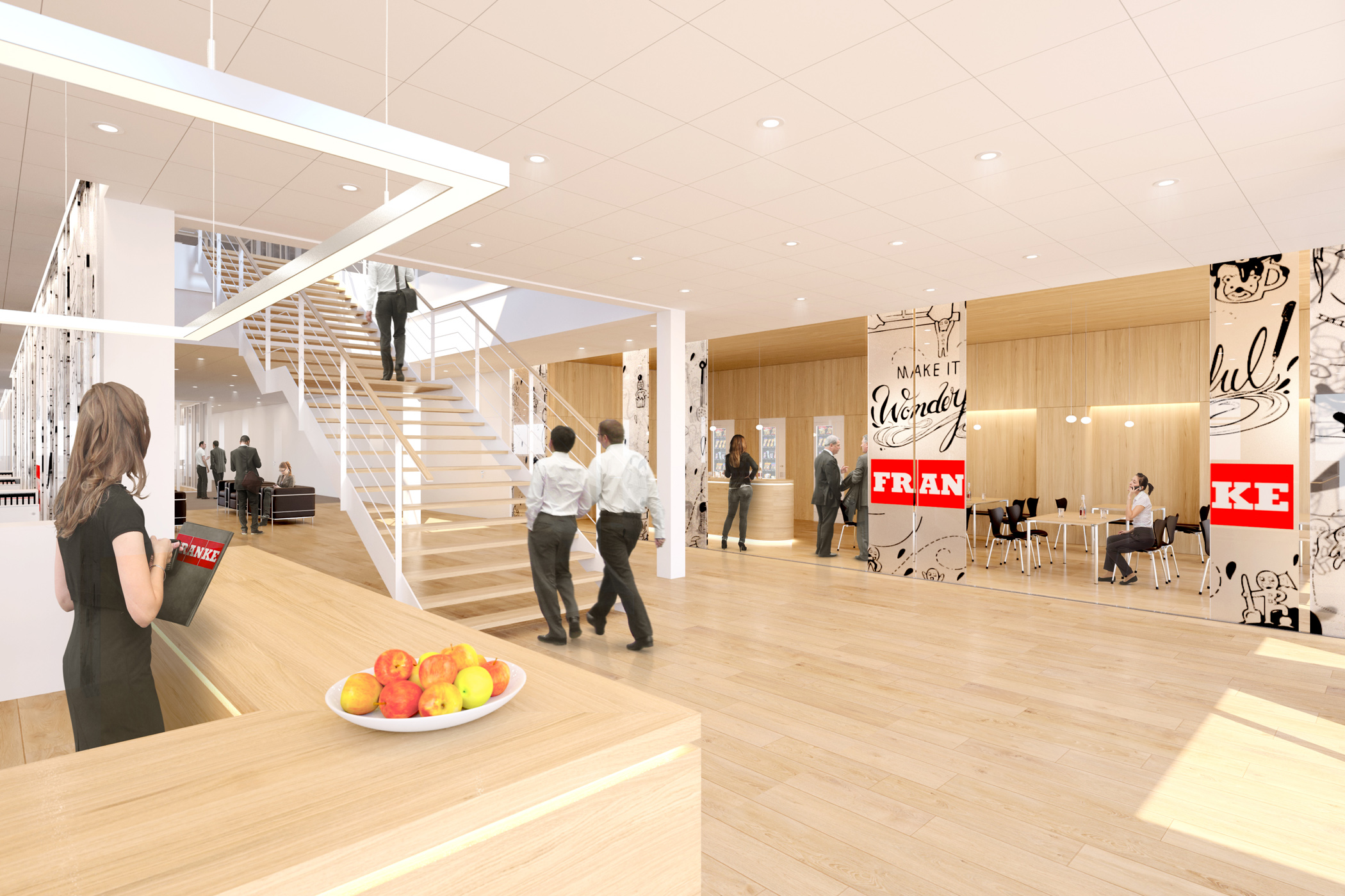 Umbau Lobby Franke Foodservice