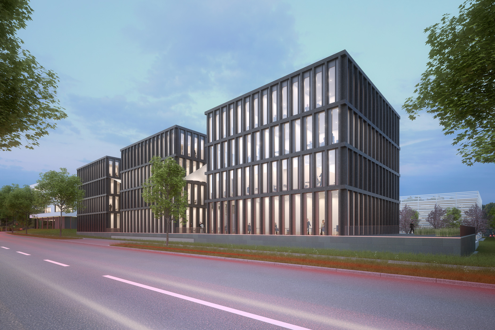 Bürokomplex 'Triple' in Heilbronn