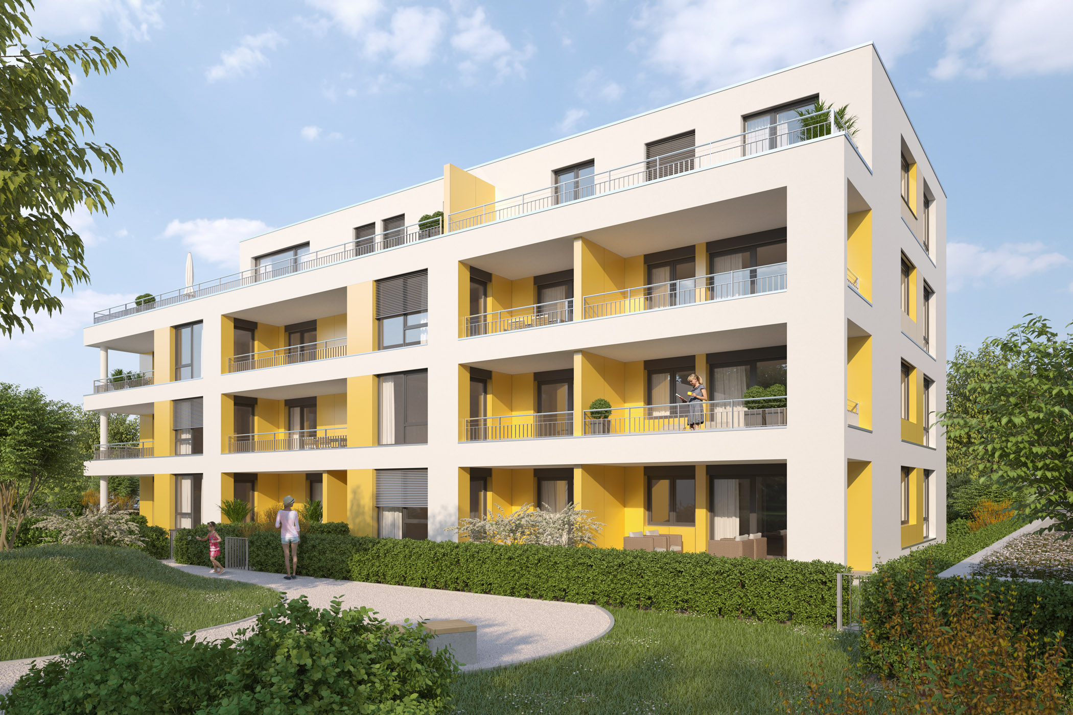 Mehrfamilienhaus in Offenburg 'Seidenpfaden'