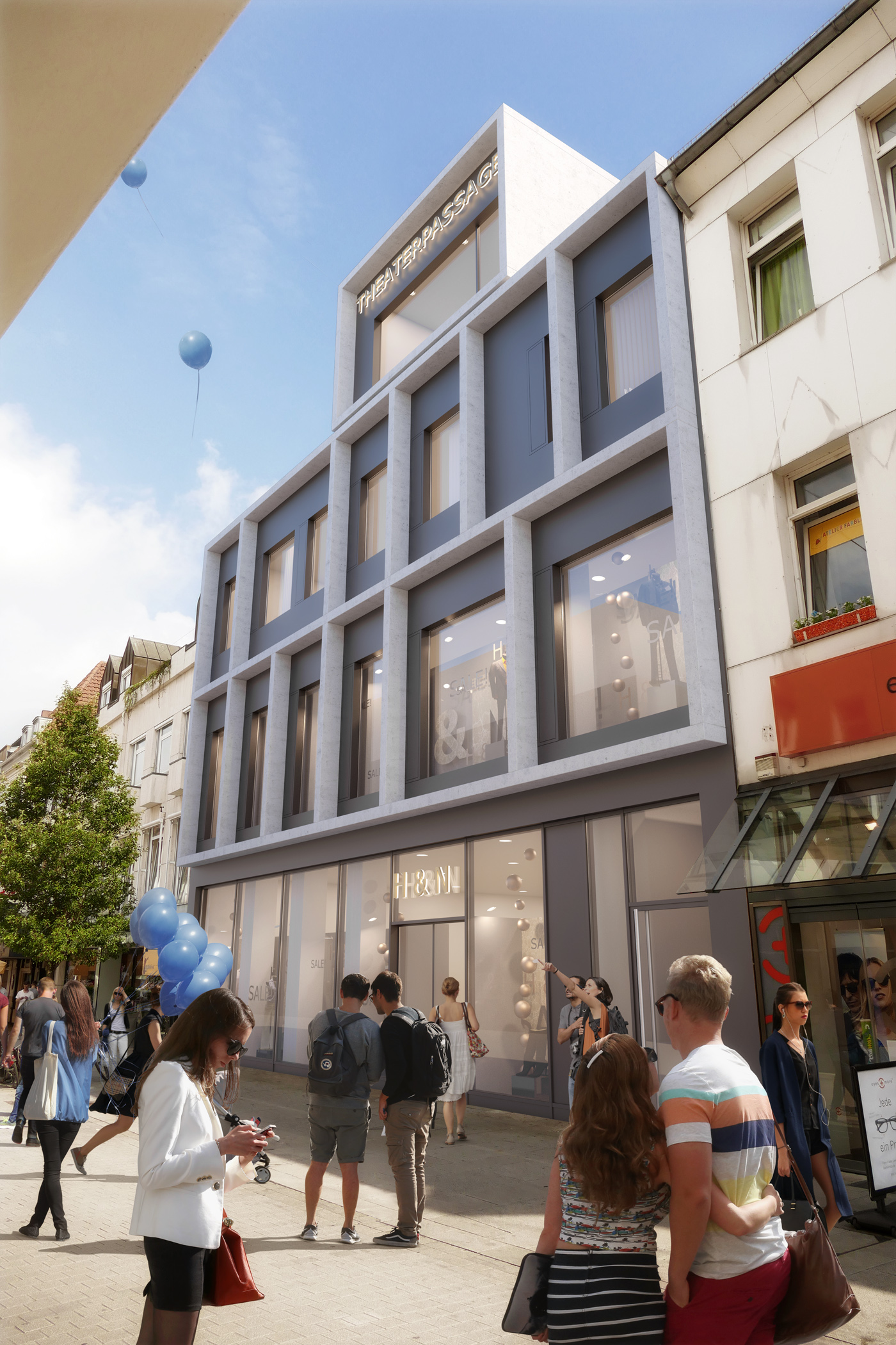 Fassadenstudie 'Theaterpassage Osnabrück'
