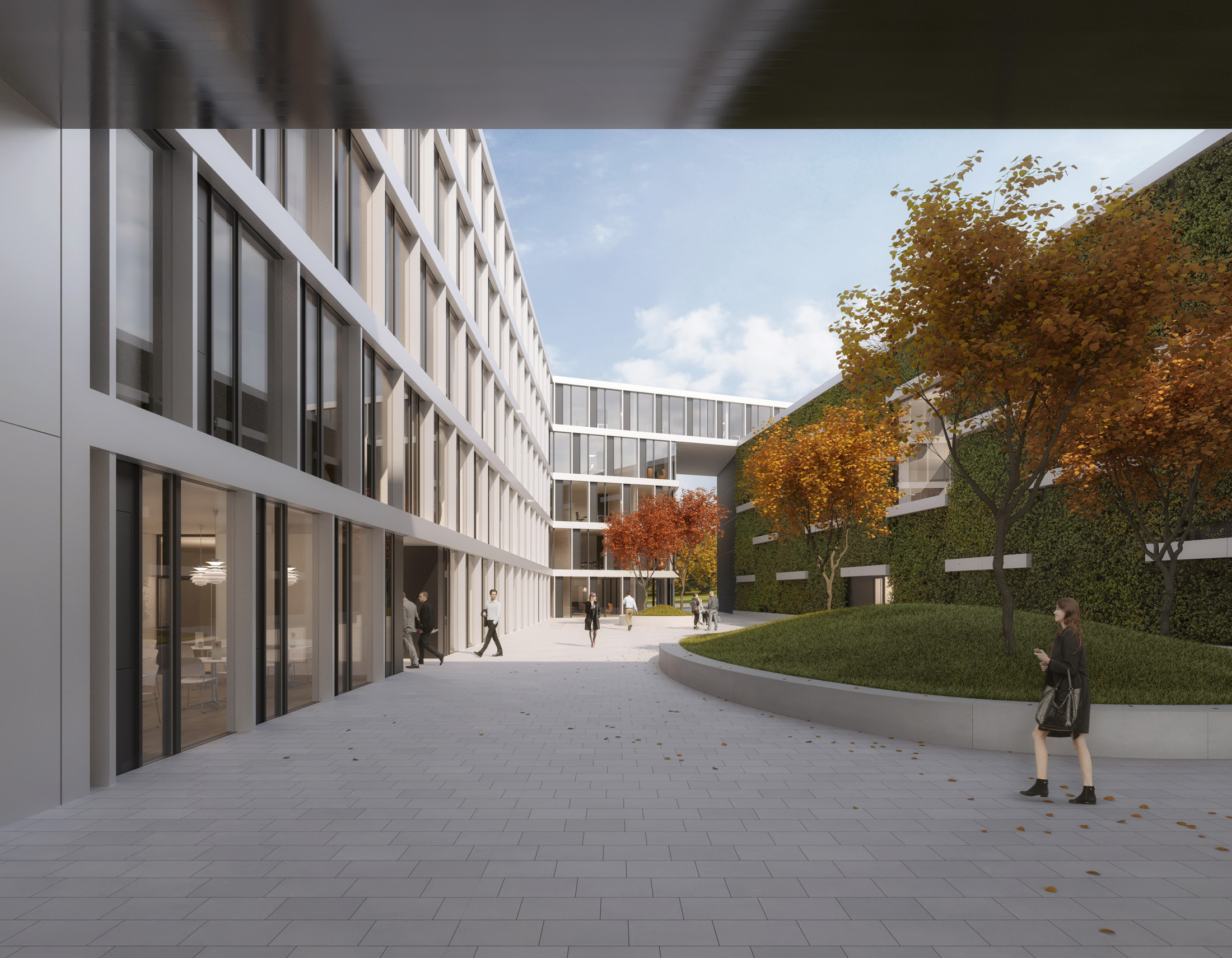 'Schwabenhof West' in Heilbronn - Innenhof