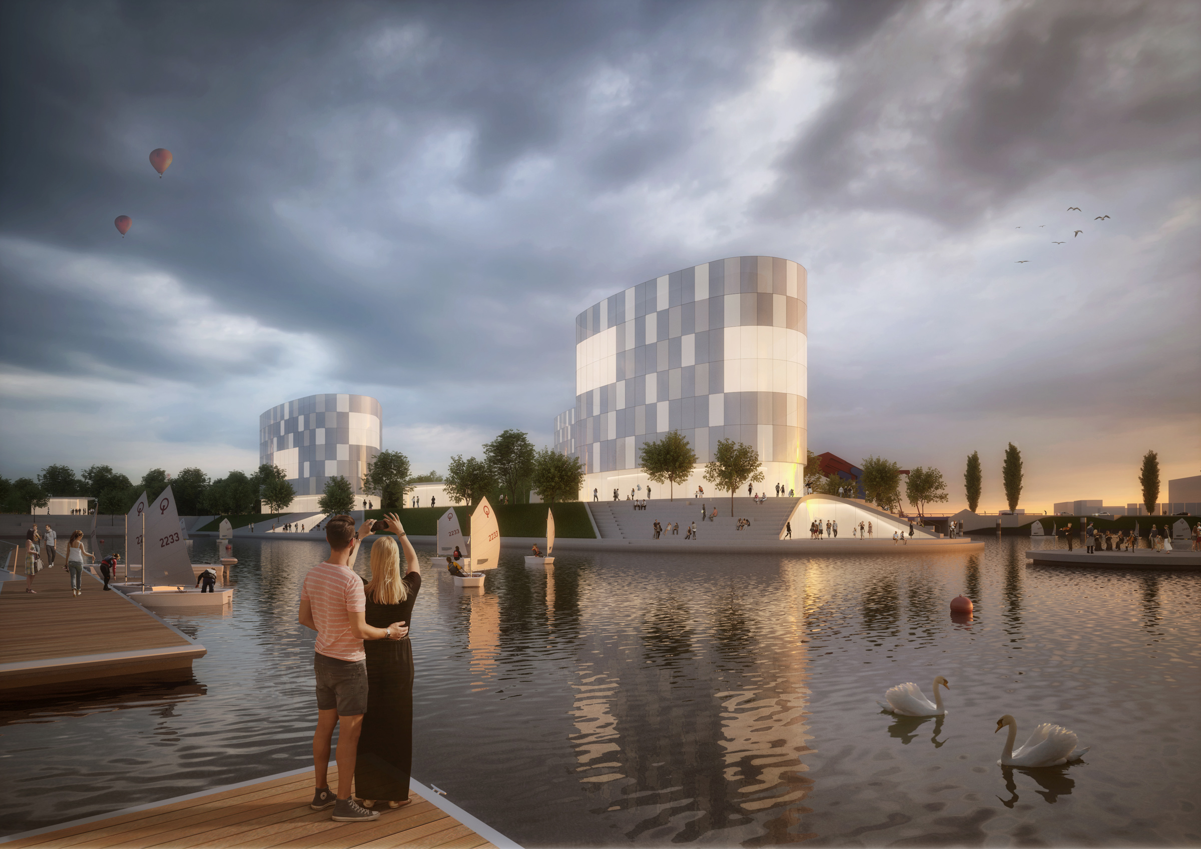 Städtebauliche Studie Musikinsel Mannheim