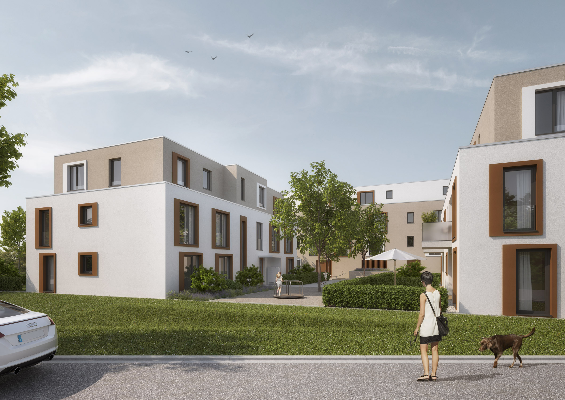 Wohnbebauung 'Am Biegen' in Linkenheim-Hochstetten
