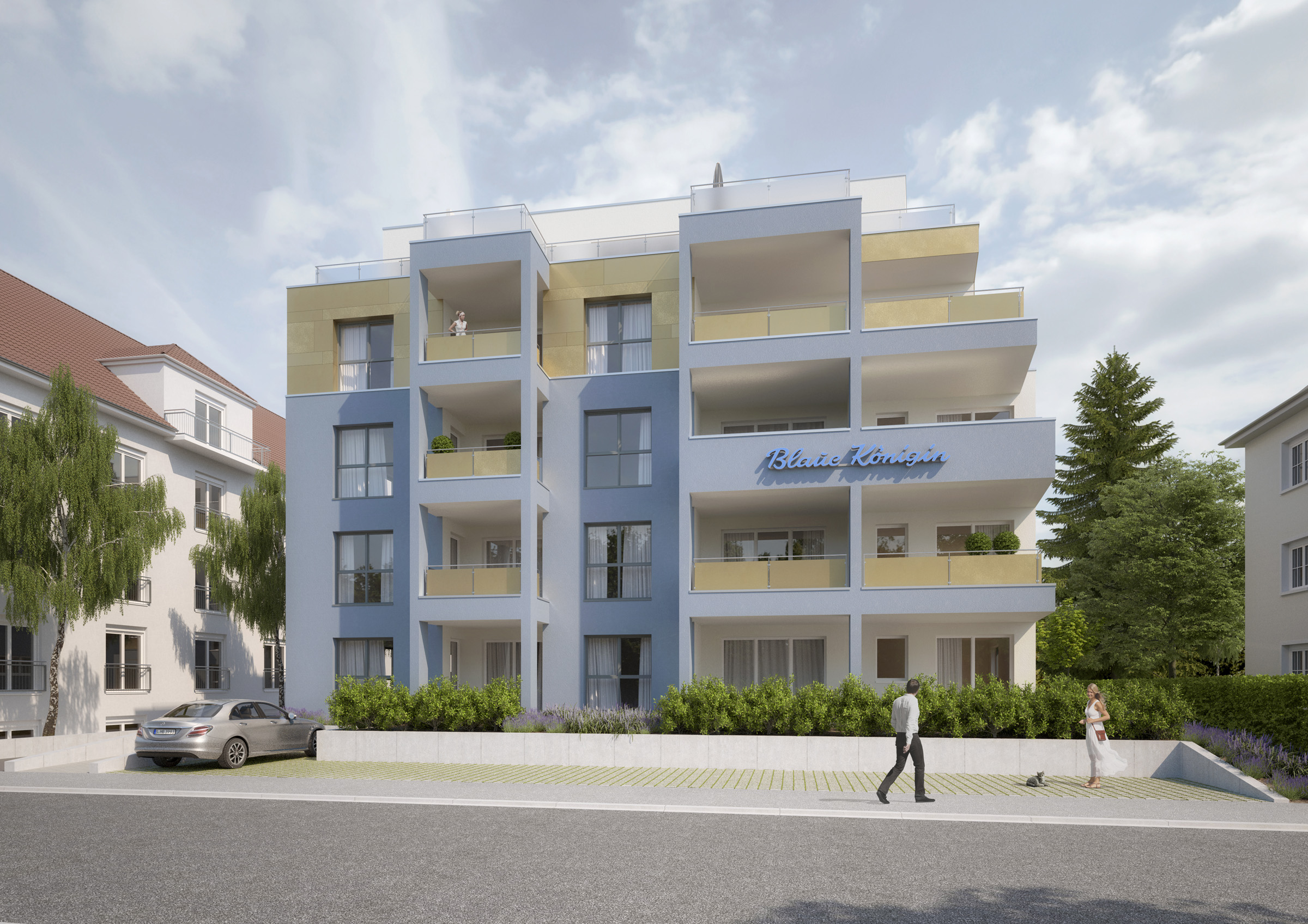 Mehrfamilienhäuser 'Blaue Königin' in Bühl - Haus 1