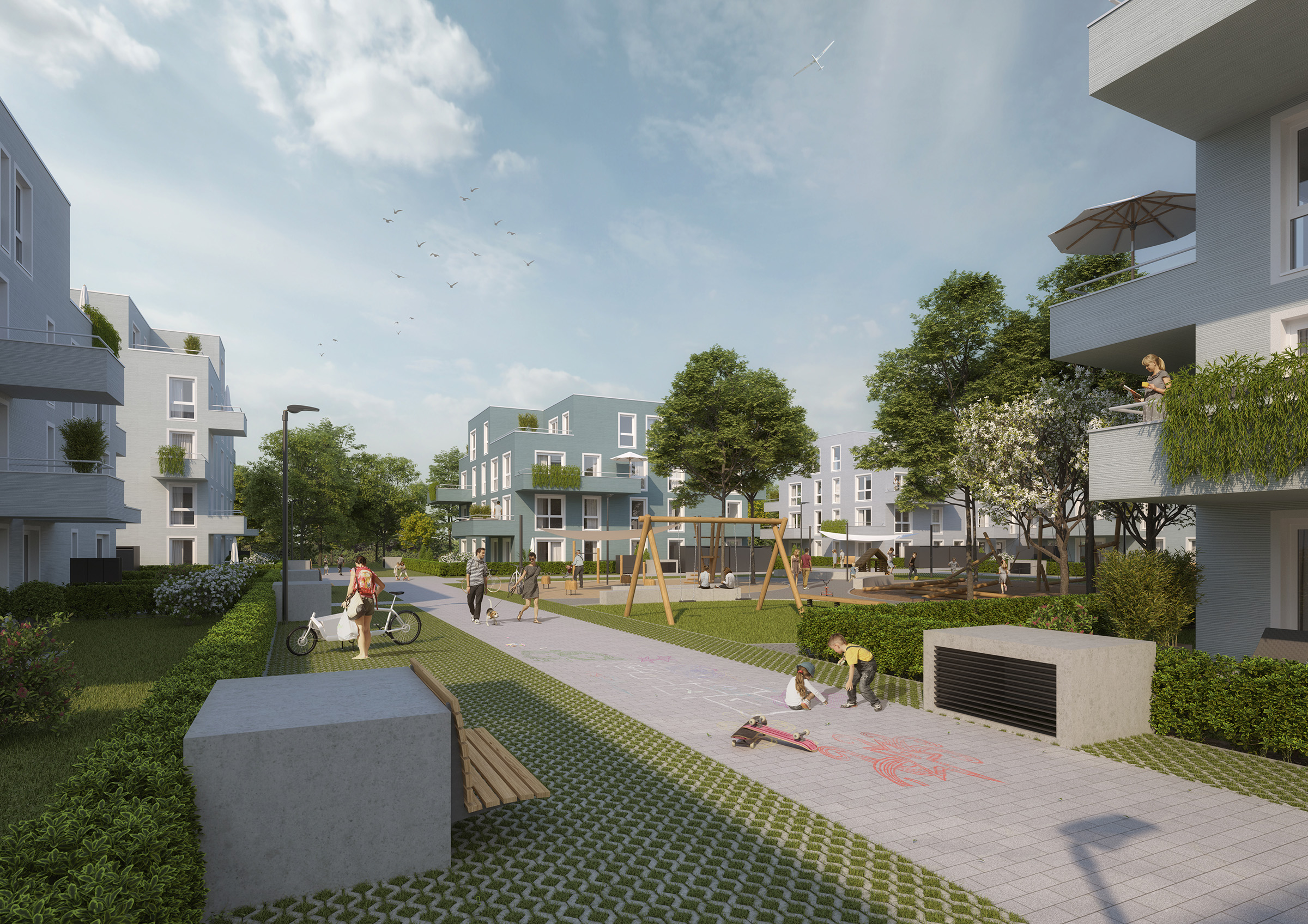 Konversion 'Benjamin Franklin Barracks', Mannheim (2/3)