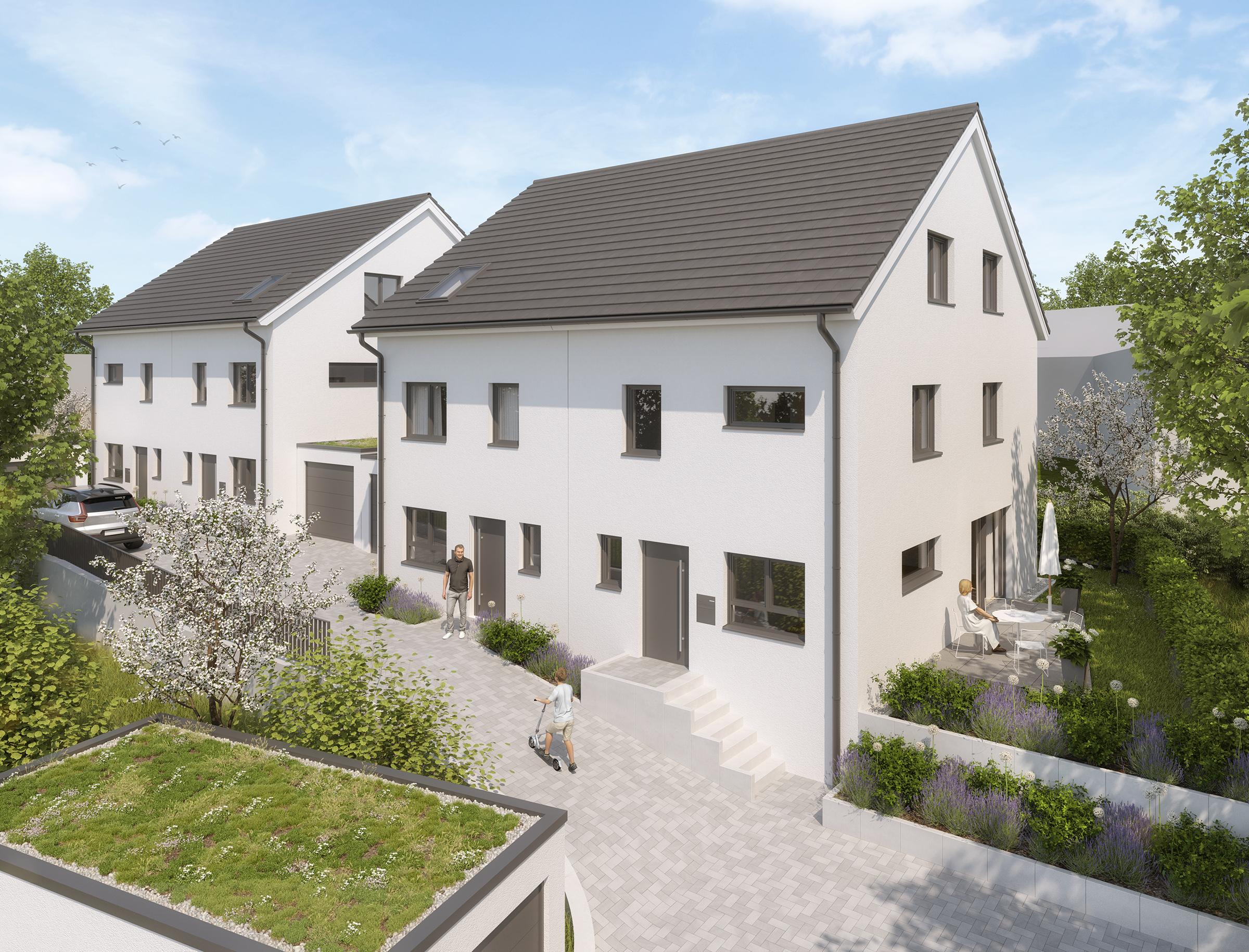 2 Doppelhäuser in Bühl Eisental