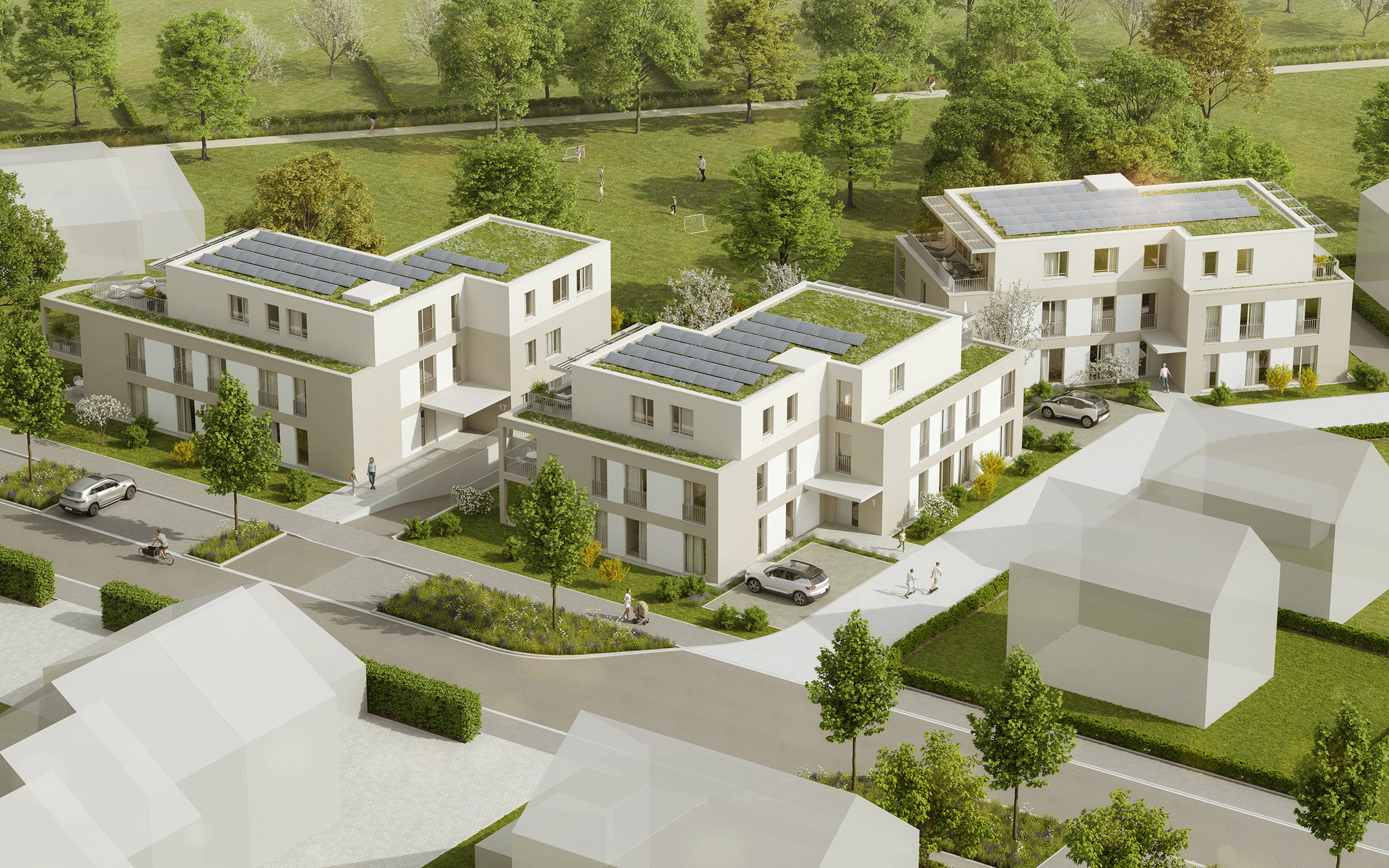 Wohnbebauung 'Stöcke Nord' in Baden-Baden, Sandweier