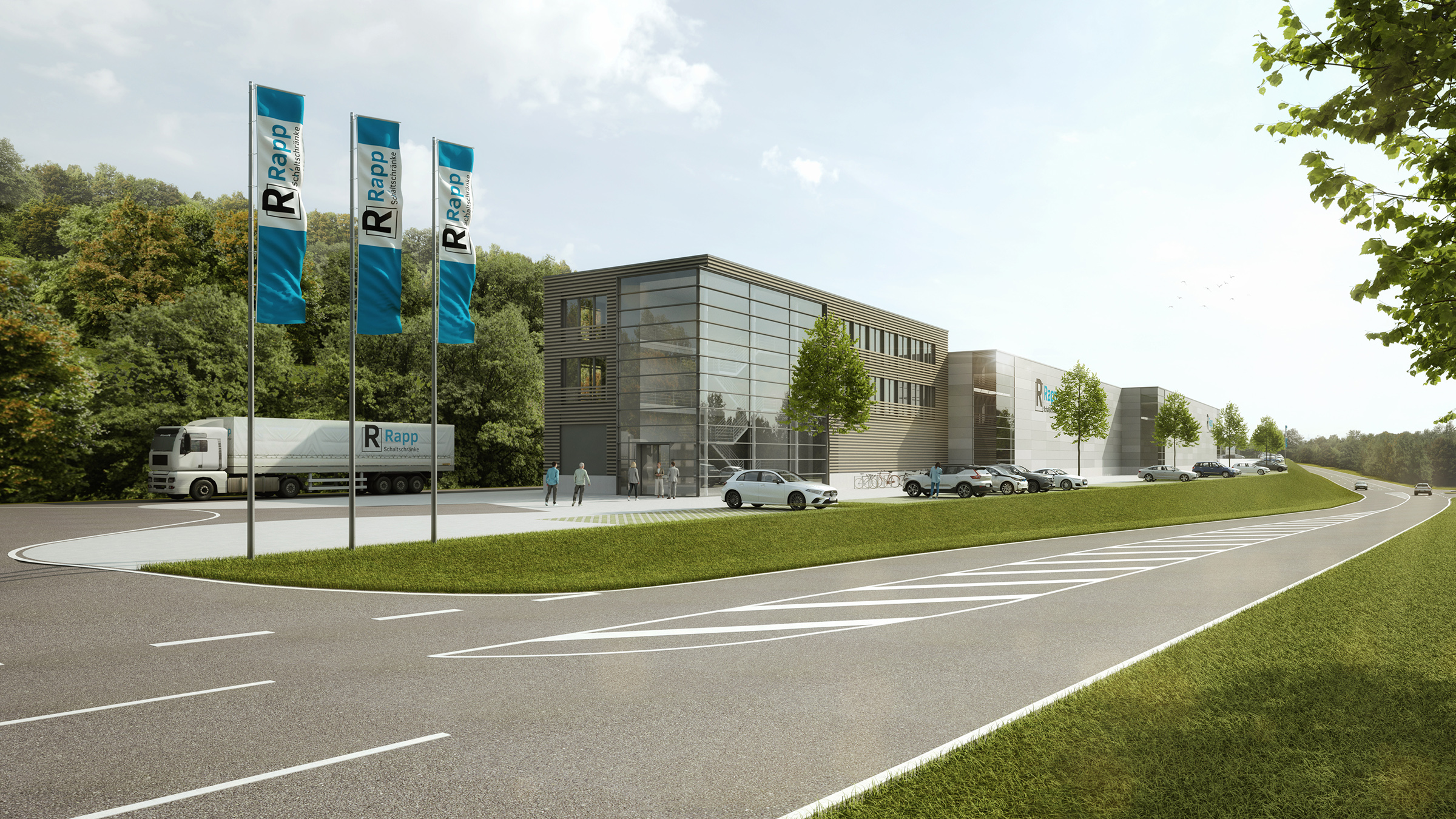 Bebauung Gewerbefläche an der L570