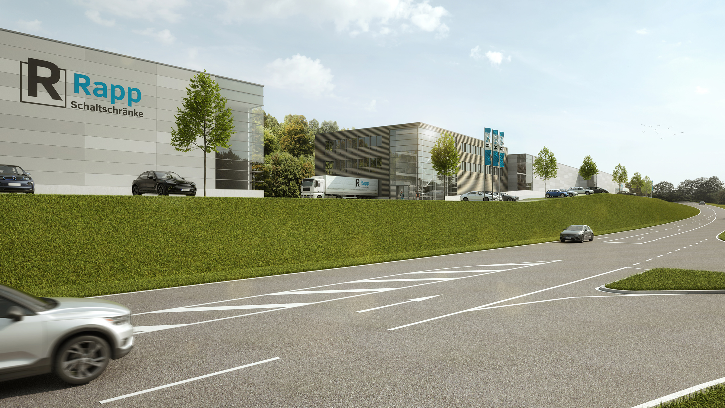 Bebauung Gewerbefläche an der L570